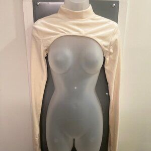 Off-White, Mock Neck Shrug